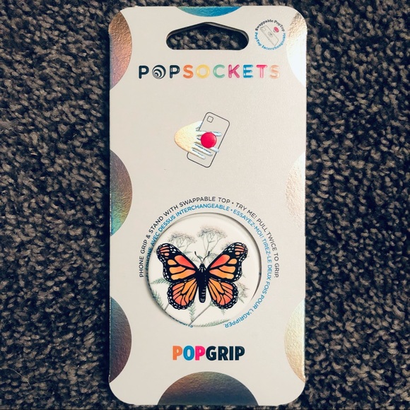 PopSocket PopGrip Butterfly NWT - Picture 2 of 3